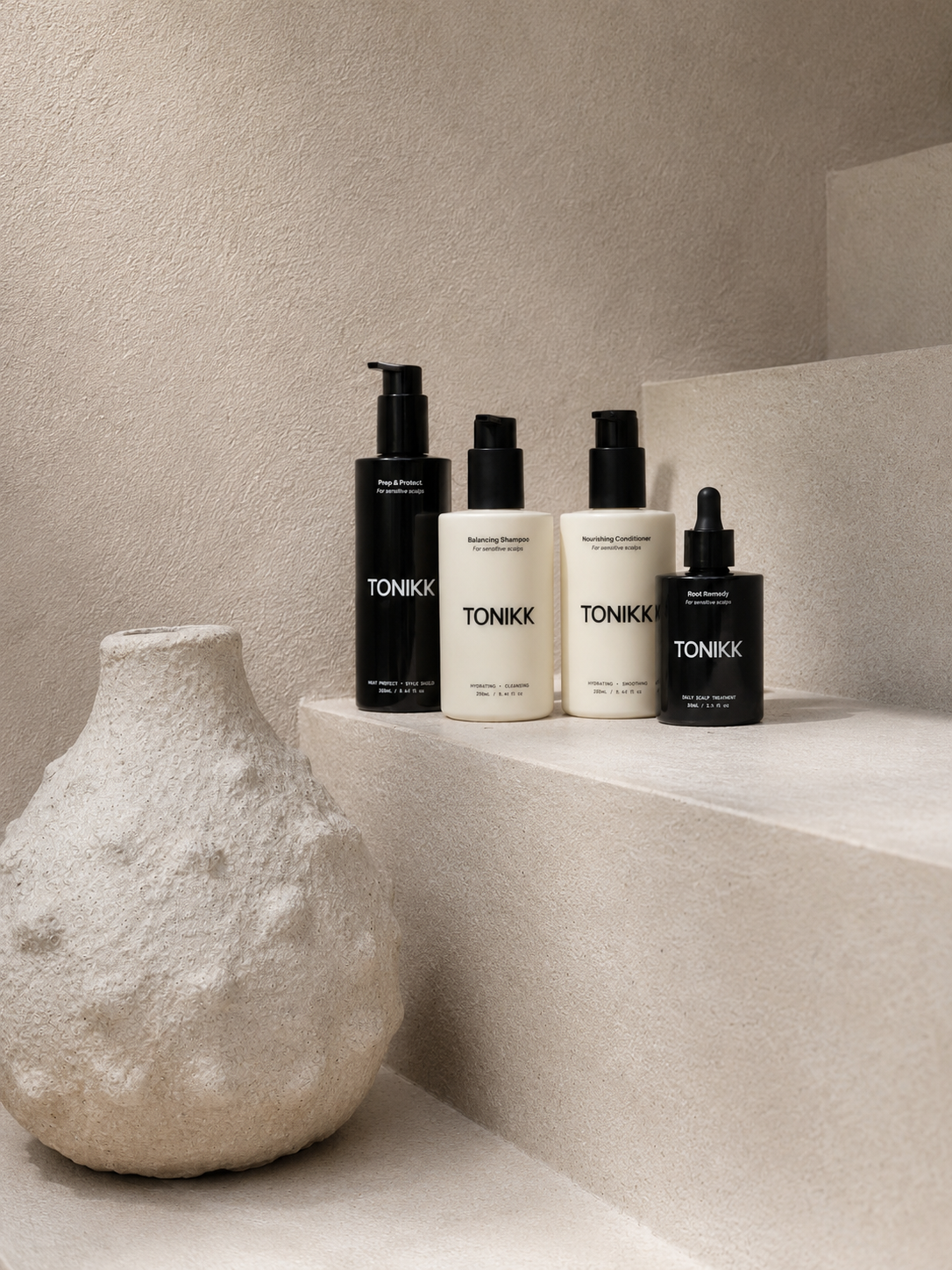 TONIKK The Reset Ritual – Complete Haircare Bundle Set, 4-Piece Scalp Treatment Kit