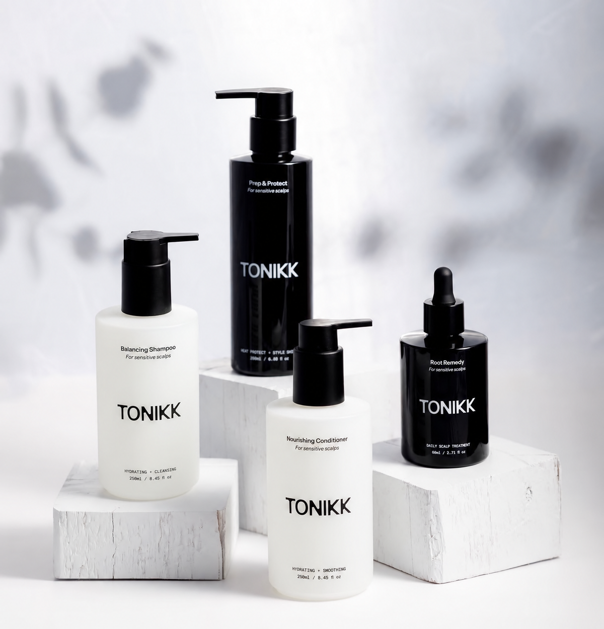 TONIKK The Reset Ritual – Complete Haircare Bundle Set, 4-Piece Scalp Treatment Kit